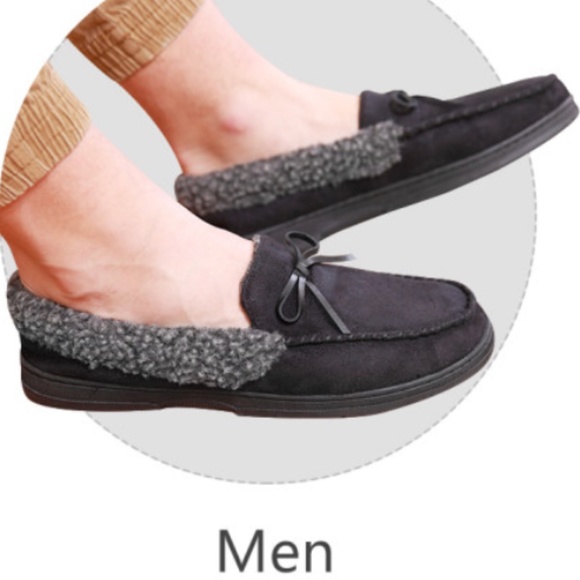 mens slip on moccasin shoes
